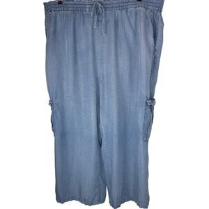 ARULA Light Blue Wide Leg Pants